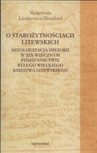 O starożytnościach litewskich - okładka książki