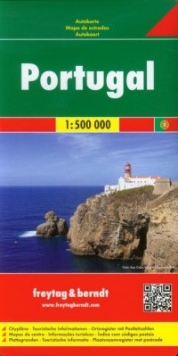 Portugalia mapa drogowa (skala - okładka książki