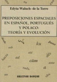 Preposiciones espaciales en esnanol, - okładka książki