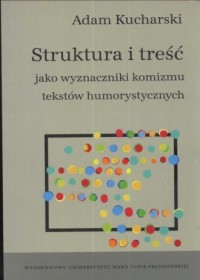 Struktura i treść jako wyznaczniki - okładka książki