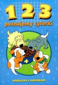 123 poznajemy cyferki książeczka - okładka książki