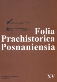 Folia Praehistorica Posnaniensa - okładka książki