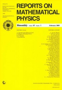 Reports on Mathematical Physics - okładka książki