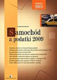 Samochód a podatki 2009 - okładka książki