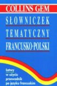 Słowniczek tematyczny francusko-polski - okładka podręcznika