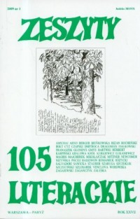 Zeszyty Literackie 105 - okładka książki