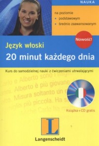 Język włoski 20 minut każdego dnia - okładka podręcznika