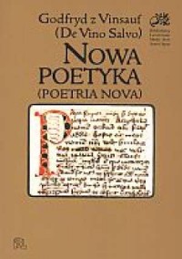 Nowa poetyka (Poetria nova) - okładka książki