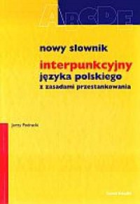 Nowy słownik interpunkcyjny języka - okładka książki