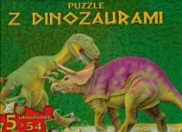 Puzzle z dinozaurami - okładka książki