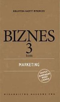 Biznes. Tom 3. Marketing - okładka książki