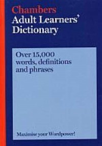 Chambers Adult Learners Dictionary - okładka książki
