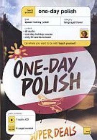One-Day Polish. Booklet (+ CD) - okładka książki