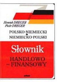 Słownik handlowo-finansowy polsko-niemiecki, - okładka podręcznika