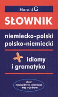 Słownik niemiecko-polski, polsko-niemiecki - okładka podręcznika