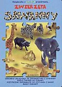 Zwierzęta sawanny (puzzle) - okładka książki