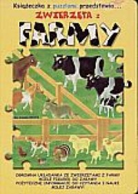 Zwierzęta z farmy. Książka z puzzlami - okładka książki