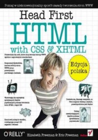 Head First HTML with CSS & XHTML. - okładka książki