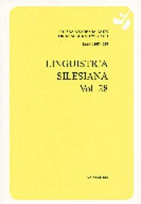 Linguistica Silesiana vol. 28 - okładka książki