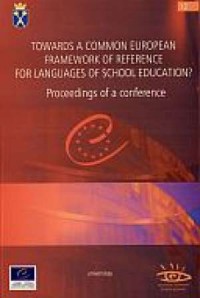 Towards a Common European Framework - okładka książki