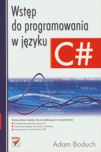 Wstęp do programowania w języku - okładka książki