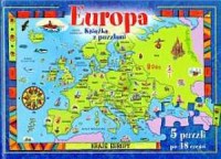 Europa. Książka z puzzlami - okładka książki