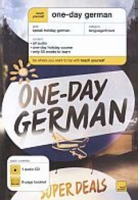 One-Day German. Booklet (+ CD) - okładka książki