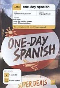 One-Day Spanish. Booklet (+ CD) - okładka książki