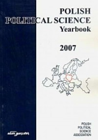 Polish Political Science. Yearbook - okładka książki