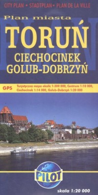 Toruń (plan miasta 1:20 000) - okładka książki