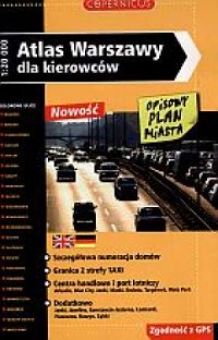 Atlas Warszawy dla kierowców - okładka książki