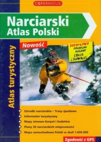 Narciarski atlas Polski - okładka książki