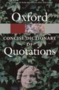 Oxford Concise. Dictionary of Quotations - okładka książki