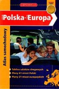 Polska, Europa. Atlas samochodowy - okładka książki