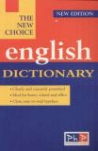The new choice. English Dictionary - okładka książki