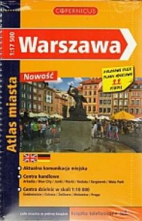 Warszawa. Altas miasta (1: 17 500) - okładka książki
