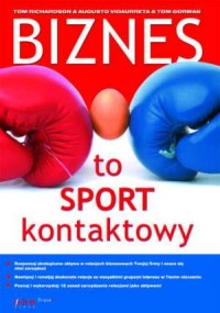 Biznes to sport kontaktowy - okładka książki