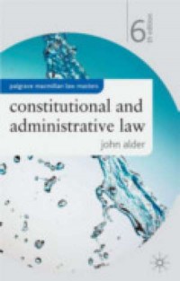 Constitutional and Administrative - okładka książki