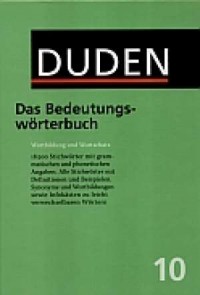 Duden BD.10. Das Bedeutungswörterbuch - okładka książki