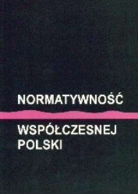 Normatywność współczesnej Polski - okładka książki