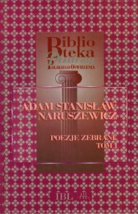 Poezje zebrane Adama Stanisława - okładka książki