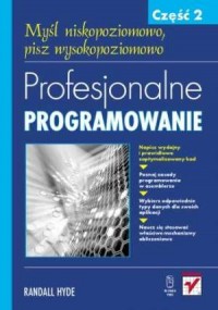 Profesjonalne programowanie cz. - okładka książki