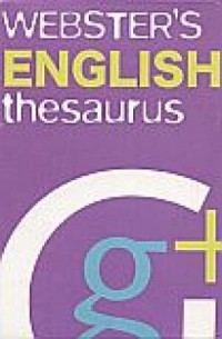 Webster s English thesaurus - okładka książki