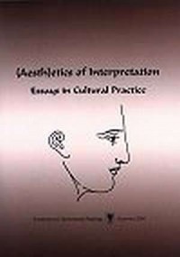 (Aesth)etics of interpretation. - okładka książki