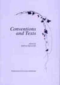 Conventions and Texts - okładka książki
