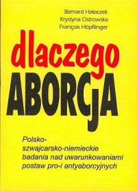 Dlaczego aborcja (wersja pol./ - okładka książki