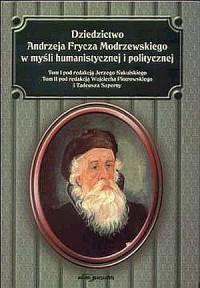 Dziedzictwo Andrzeja Frycza Modrzewskiego - okładka książki
