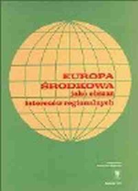 Europa Środkowa jako obszar interesów - okładka książki
