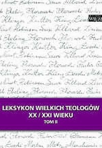 Leksykon wielkich teologów XX/XXI - okładka książki