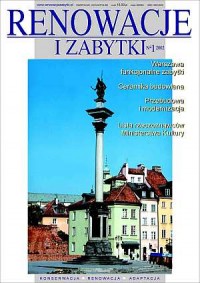 Renowacje i zabytki 1(01)/2002 - okładka książki